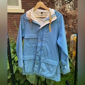 Vintage Woolrich light blue rain jacket women’s small